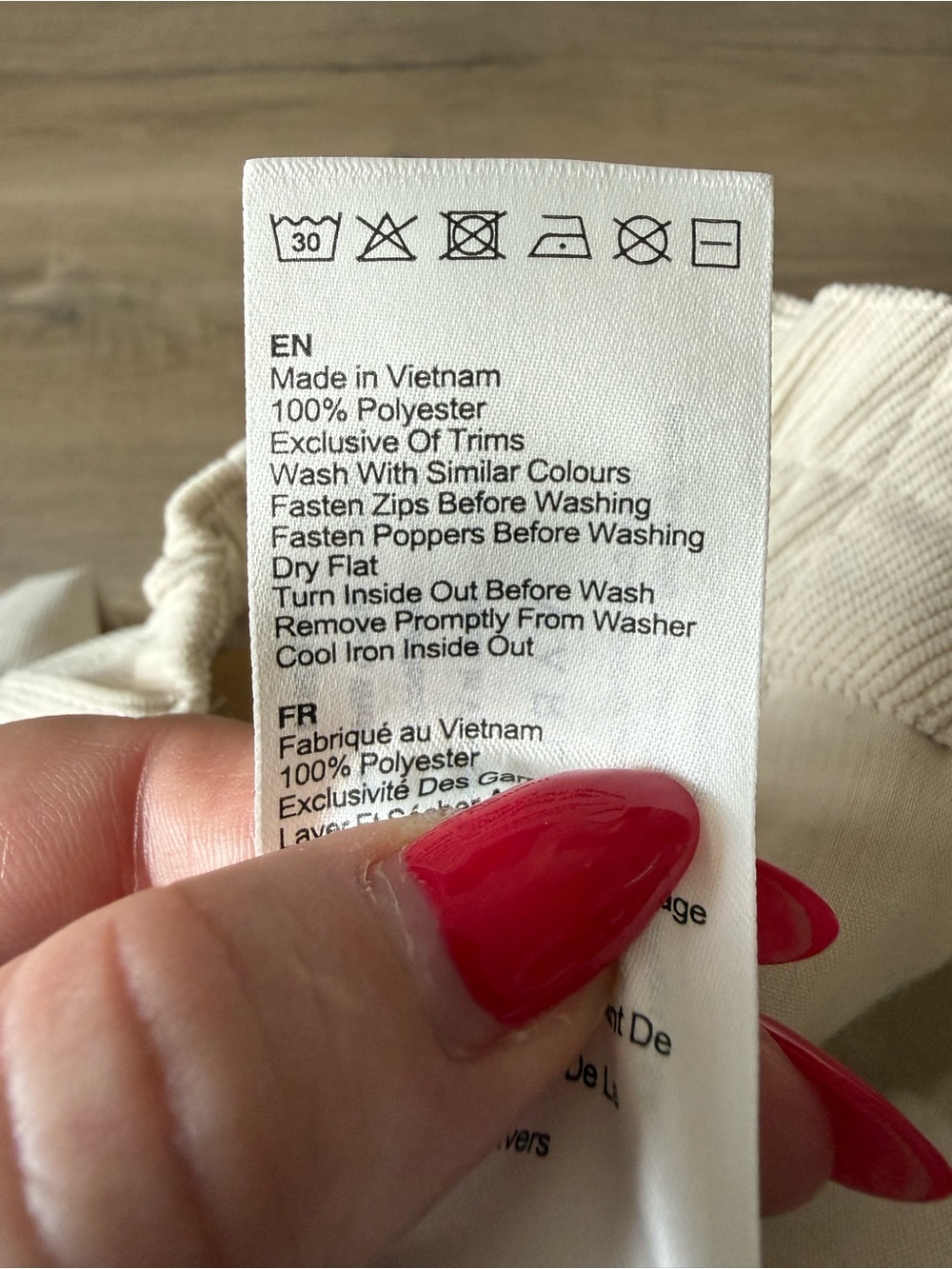 Varley Cream Birch Rocio Needlecord Wide Leg Pants - Medium - Picture 10 of 10